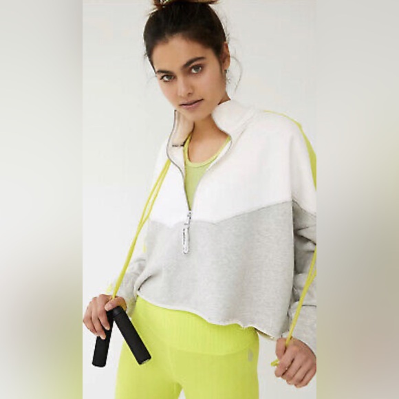Free People NWOT Split Second Half Zip Pullover - Picture 9 of 9